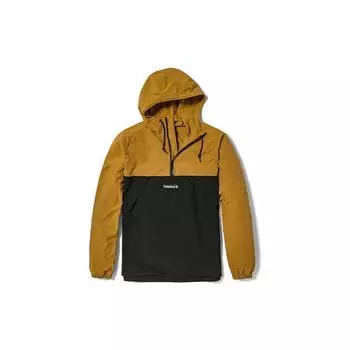 Куртка-пуловер Timberland Color Block Half Zip с капюшоном Мужские куртки Пшеничный A2BUU-P57 L