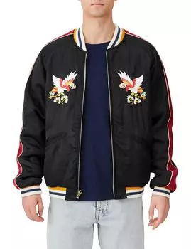 Куртка RAYON SOUVENIR [Хьюстон] КУРТКА(EAGLE) Мужской чёрный