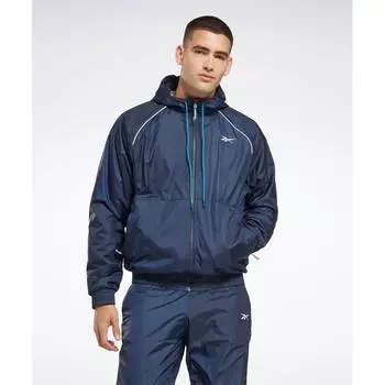 Куртка Reebok Ow с флисовой подкладкой, темно-синяя, Hg8939 00M