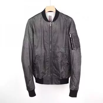 Куртка Rick Owens Dark Shadow MA-1 Черная DU17S5760MP09