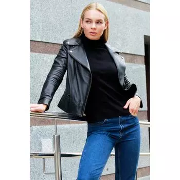 Куртка ручной работы из натуральной овечьей кожи