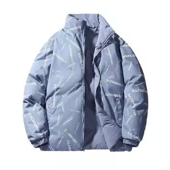 Куртка с хлопковой подкладкой Одежда на осень и зиму Теплая пара Куртка с хлопковой подкладкой Утолщенная двухсторонняя куртка с воротником-стойкой M