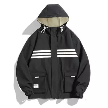 Куртка с капюшоном 8XL для мужчин, красивая и универсальная, свободного кроя 8XL