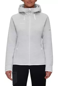Куртка с капюшоном Arctic Midlayer Asian Fit ML Куртка с капюшоном AF женская платиновый меланж [Mammut] Женская/Arctic 1014-05450