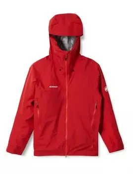 Куртка с капюшоном Crater Light Hardshell, посадка по фигуре, Crater Light HS Hooded Jacket AF Men красный [Mammut] Мужская 1010-29551