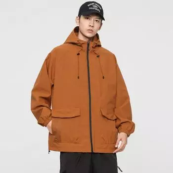 Куртка с капюшоном для активного отдыха, мужская куртка для альпинизма в стиле Гонконга, с тремя уровнями защиты S чёрный