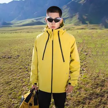 Куртка с капюшоном для пар на весну и осень, ветрозащитная куртка для мужчин и женщин S