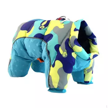 Куртка с капюшоном для собак, хлопковое пальто для холодной погоды XL