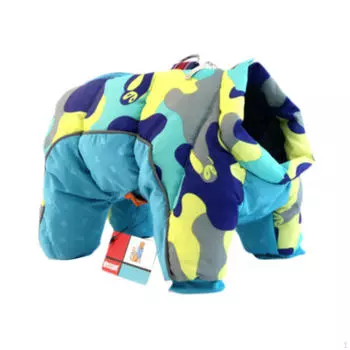 Куртка с капюшоном для собак средних и маленьких пород, хлопковое пальто S