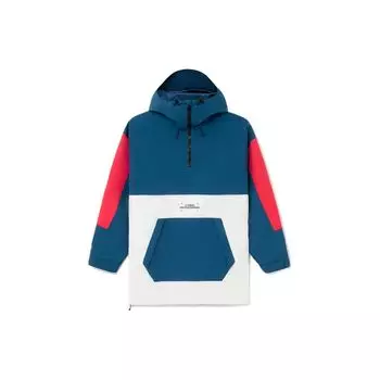 Куртка с капюшоном и полумолнией Li Ning Printed Letter, унисекс, синяя, AHXR052-2 L