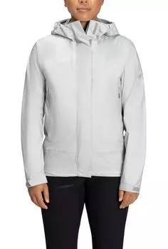 Куртка с капюшоном из микрослоя Hardshell Asian Fit HS, куртка с капюшоном AF для женщин, платина [Mammut] 2.0 для женщин/Microlayer 2.0 1010-28661 платиновый