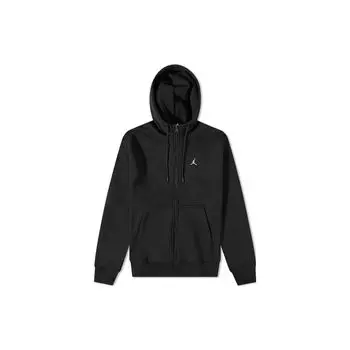 Куртка с капюшоном Jordan Essentials на молнии во всю длину, черная мужская уличная одежда DA9810-010 L