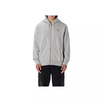 Куртка с капюшоном Polo Ralph Lauren с однотонным логотипом Мужские куртки Серый 25P710813297002 XL