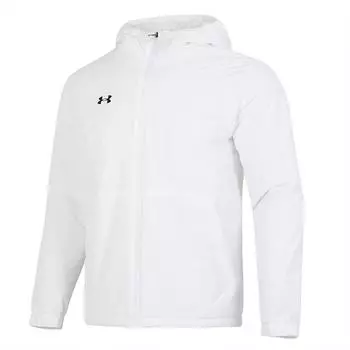 Куртка с капюшоном Under Armour Logo Print Loose Fit, мужская, белая 22600902-100 XL