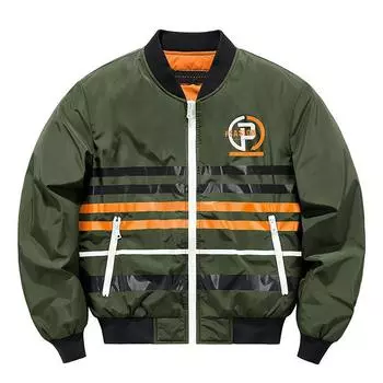 Куртка с полосками в виде букв Мужская летная куртка Мужская повседневная спортивная куртка Куртка Gram Baseball Stand-Up L