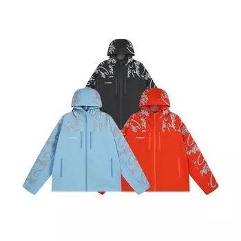 «Куртка с вышитыми буквами Island, унисекс, свободный крой, в американском уличном стиле, с капюшоном» L