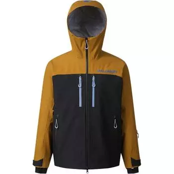 Куртка Salomon Color Block с капюшоном и застежкой-молнией, с длинными рукавами, унисекс, желтая, LC2558600 S