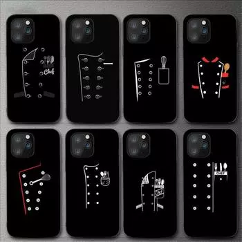 Куртка шеф-повара, чехол для телефона шеф-повара для Iphone 11 12 Mini 13 14 Pro Xs Max X 8 7 6s Plus 5 Se Xr Shell iPhone14