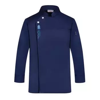 Куртка шеф-повара с длинными рукавами для мужчин и женщин, униформа официанта в ресторане, пальто для кухни, унисекс, одежда для выпечки XXXXL белый