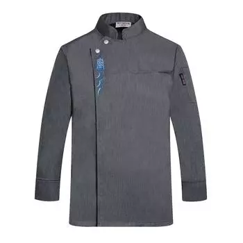 Куртка шеф-повара с длинными рукавами для мужчин и женщин, униформа официанта в ресторане, пальто для кухни, унисекс, одежда для выпечки XXXXL белый