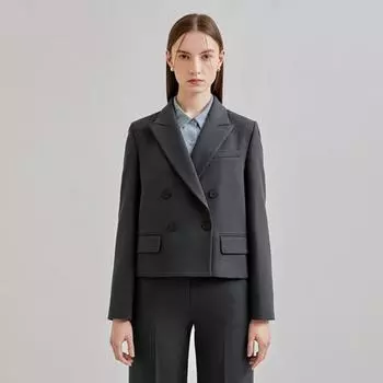 Куртка Shs Miss Double Crop Swsjkn41020 melange brown/55