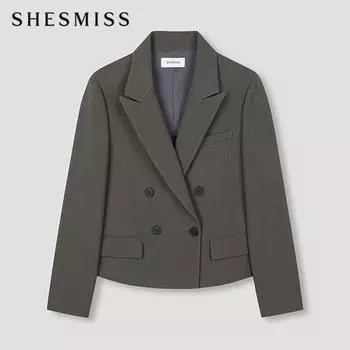 Куртка Shs Miss Double Crop Swsjkn41020 Mk melange khaki/44