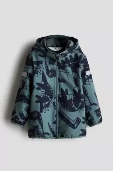 Куртка Softshell с водоотталкивающим покрытием HM бирюзовый динозавр