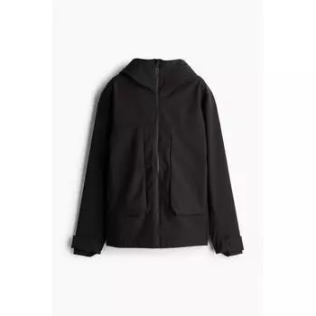 Куртка softshell с водоотталкивающим покрытием HM черного цвета