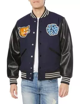 Куртка Stadium MELTON AWARD Navy [Houston] КУРТКА(ВЬЕТНАМ) Мужской тёмно-синий