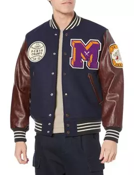 Куртка Stadium MELTON AWARD Navy [Houston] КУРТКА(CAT) Мужской тёмно-синий