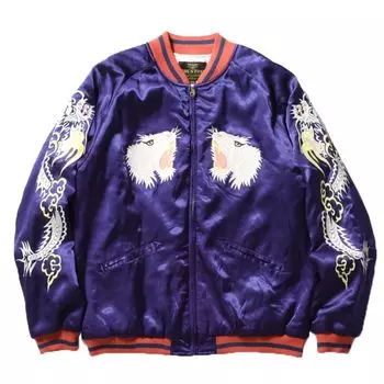 КУРТКА СУВЕНИРНАЯ ИЗ ВИСКОЗА XL СИНИЙ [Хьюстон] (ТИГР) Мужской синий