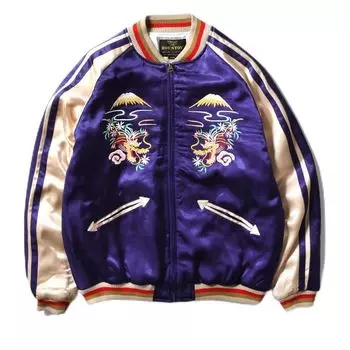 Куртка СУВЕНИРНАЯ КУРТКА ИЗ ВИСКОЗА [Хьюстон] (MAP) синий