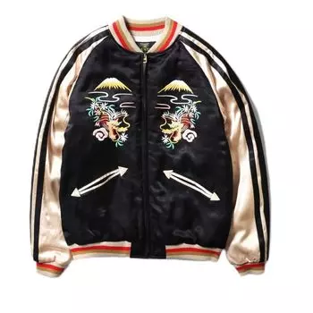 Куртка СУВЕНИРНАЯ КУРТКА ИЗ ВИСКОЗА [Хьюстон] (MAP) чёрный