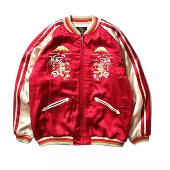 Куртка СУВЕНИРНАЯ КУРТКА ИЗ ВИСКОЗА [Хьюстон] (MAP) красный