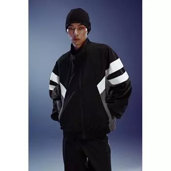 Куртка свободного кроя HM черного цвета S