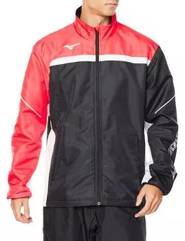 Куртка Tennis Wear Active Warmer Dynamotion Fit Thermal Water Repellent 62JE2502 Black x Driven Pink x White XS [Mizuno]
