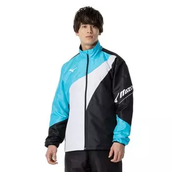 Куртка Tennis Wear Active Warmer с водоотталкивающим эффектом и сохранением тепла 62MEA502 Black x Blue Atoll XS [Mizuno]