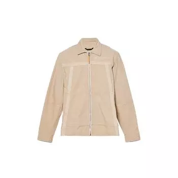 Куртка Timberland Solid Color Spliced Collar с длинным рукавом Куртки Unisex Khaki A6BQT-269 S