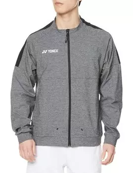 Куртка трикотажная рубашка серая L [YONEX] разминка (Подходящий стиль) Мужской (010)