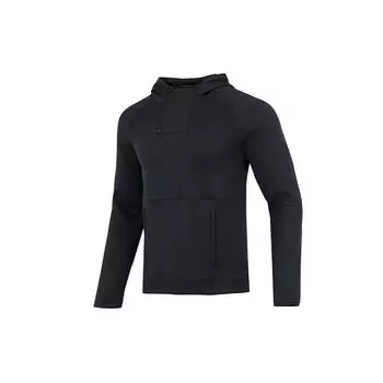 Куртка Under Armour Curry Playable, однотонная, спортивная, повседневная, с капюшоном, с длинным рукавом, мужская, черная, 1374296-001 S