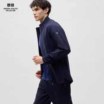 Uniqlo Japan Ultra Stretch Dry Jacket с длинным рукавом 09 BLACK/XS