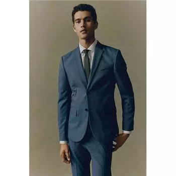 Куртка HM slim Fit темно-синего цвета 42