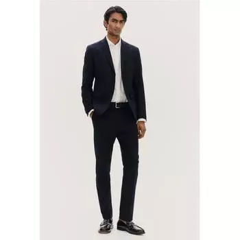 Куртка HM slim Fit темно-синего цвета 42