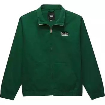 Куртка Vans Logo Solid Color Stand Wool Sleeve Long Sleeve Мужские куртки Зеленые VN0007WP07W S