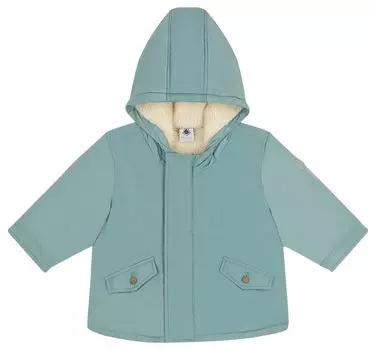 Куртка в стиле милитари A0B4O Светло-зеленая, 18 месяцев, 81 см [Petit Bateau] светло-зеленый
