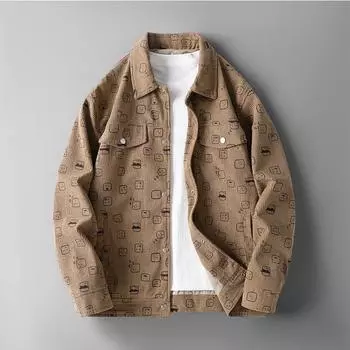 Куртка вельветовая мужская для среднего и молодого возраста M чёрный