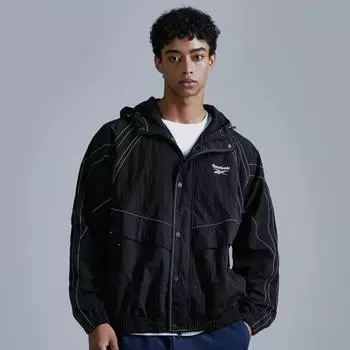 Куртка-ветровка Rival Ripstop с капюшоном, черная Reju4fj14bk blacks/S