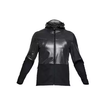Куртка-ветровка с капюшоном Under Armour Hybrid Spliced, мужская, черная 1306456-001 S