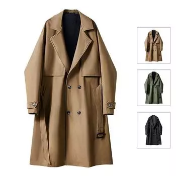 Куртка-ветровка средней длины для мужчин. Осень. Новая корейская модная универсальная свободная куртка для мужчин. M