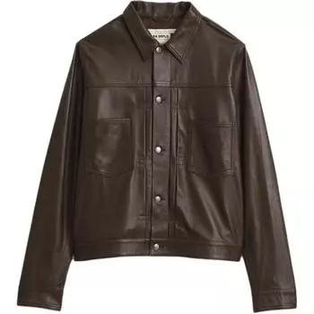 Куртка Zara Plain Lapel Button Front Pocket Мужская куртка коричневого цвета 5479916-700 XL